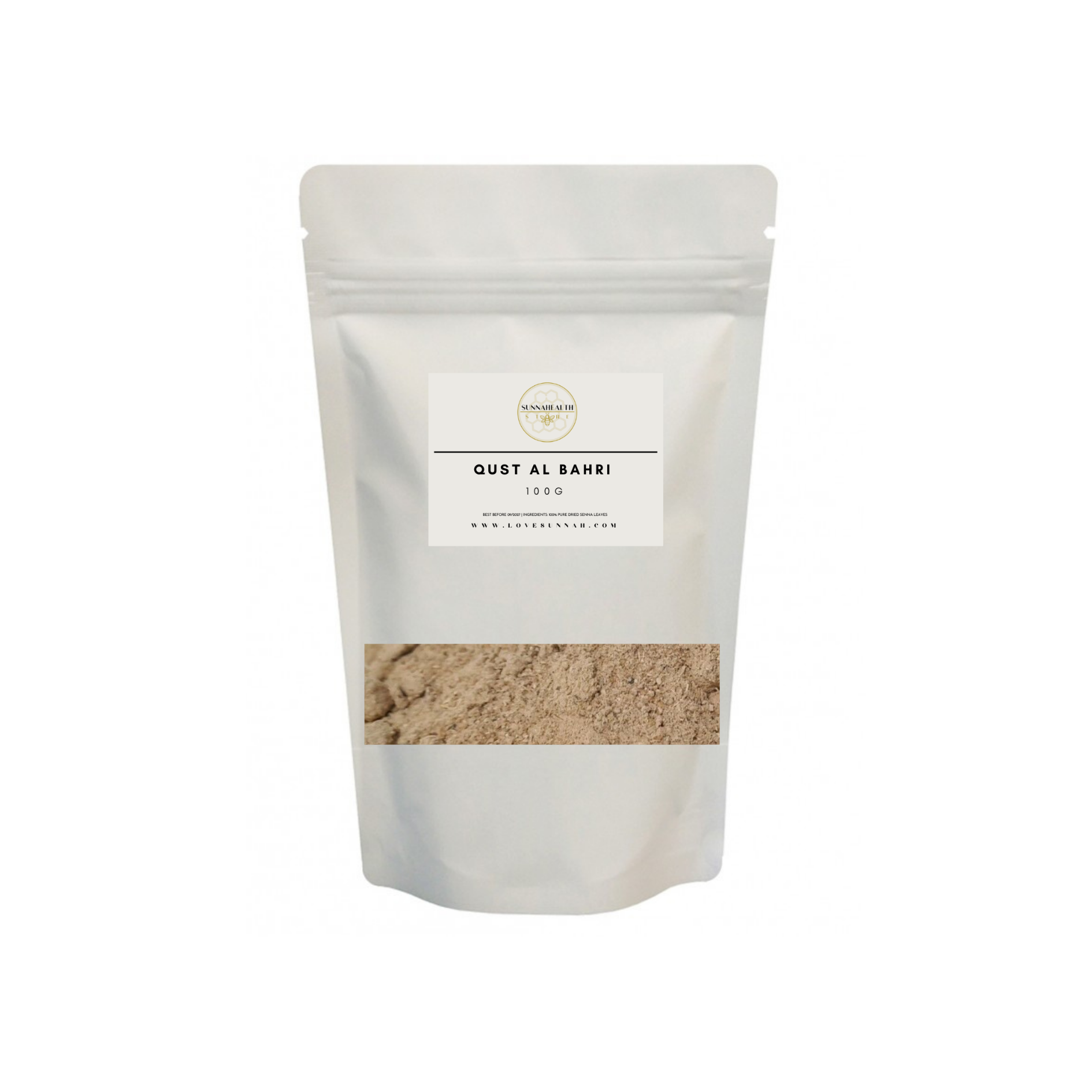 Qust Al Bahri Root Powder | Sea Incense | 200g Resealable Bag